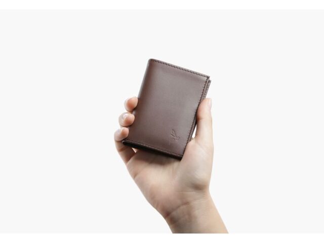 La Guêpe - Petite Maroquinerie - Porte-cartes "Luxe" tout cuir marron 8 Cartes - PM-018-01