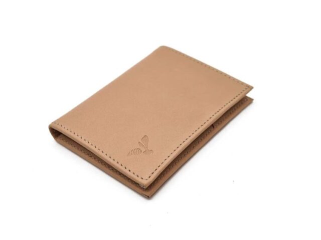 La Guêpe - Petite Maroquinerie - Porte-cartes "Luxe" tout cuir rosa 8 Cartes - PM-018-01