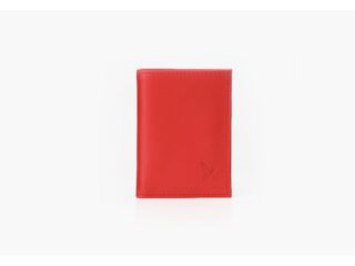 La Guêpe - Porte-cartes Luxe tout cuir rouge 8 Cartes  PM-018-01