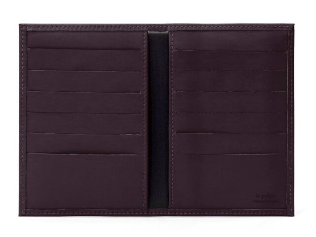 La Guêpe - Petite Maroquinerie - Porte-cartes double marron - 120