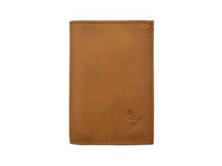 La Guêpe - Porte-cartes minimaliste Luxe tout cuir Gold 2 Cartes  PM-017-01