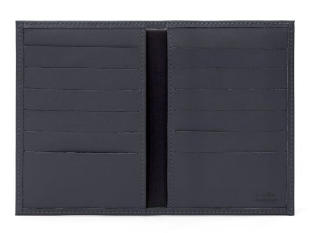 La Guêpe - Petite Maroquinerie - Porte-cartes double noir - 120
