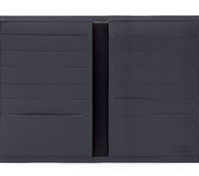 La Guêpe - Petite Maroquinerie - Porte-cartes double noir - 120