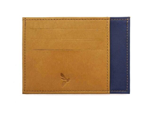 La Guêpe - Petite Maroquinerie - Porte-cartes ouvert "Luxe" tout cuir