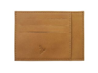 La Guêpe - Porte-cartes ouvert Luxe tout cuir Gold 6 Cartes  PM-013-01