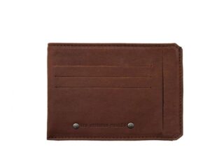La Guêpe - Porte cartes + porte monnaie en cuir cognac  944