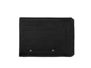 Porte cartes + porte monnaie en cuir noir – 944 par la marque La Guêpe La Guêpe - Porte cartes + porte monnaie en cuir noir – 944