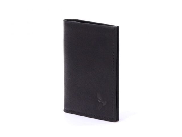 La Guêpe - Petite Maroquinerie - Porte-cartes pour homme en cuir noir 8 Cartes - 300