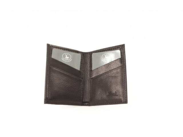 La Guêpe - Petite Maroquinerie - Porte-cartes pour homme en cuir noir 8 Cartes - 300
