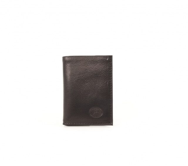 La Guêpe - Petite Maroquinerie - Porte-cartes pour homme en cuir noir 8 Cartes - 300