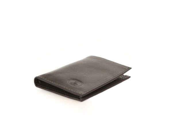 La Guêpe - Petite Maroquinerie - Porte-cartes pour homme en cuir noir 8 Cartes - 300