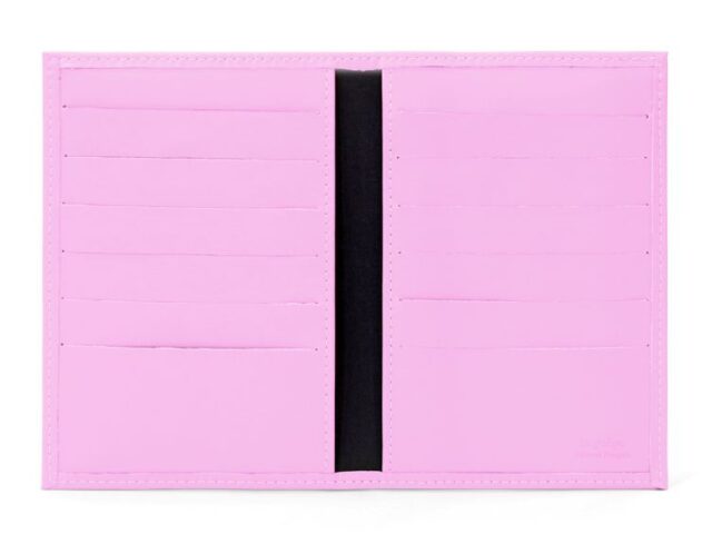 La Guêpe - Petite Maroquinerie - Porte-cartes double rose - 120