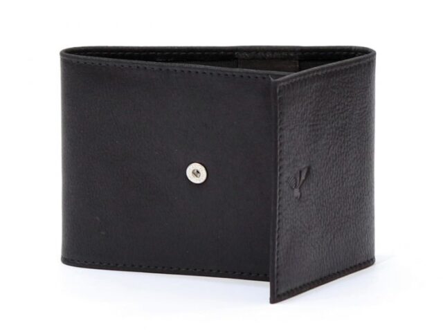 La Guêpe - Petite Maroquinerie - Porte-chéquier compact en cuir - noir - 720
