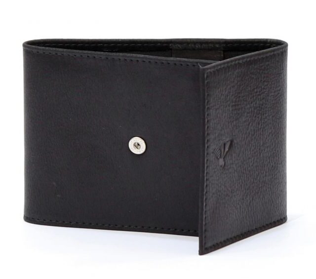 La Guêpe - Petite Maroquinerie - Porte-chéquier compact en cuir - noir - 720