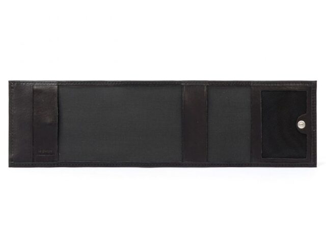 La Guêpe - Petite Maroquinerie - Porte-chéquier compact en cuir - noir - 720