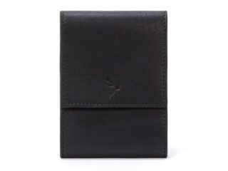 La Guêpe - Porte-chéquier compact en cuir  noir  720