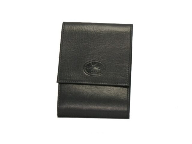 La Guêpe - Petite Maroquinerie - Porte-chéquier compact en cuir - noir - 720