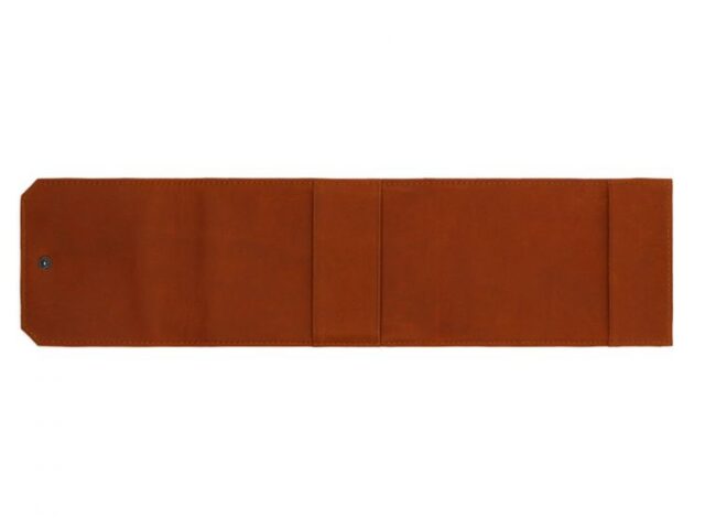 La Guêpe - Petite Maroquinerie - Porte chéquier classique en cuir fauve - 9129