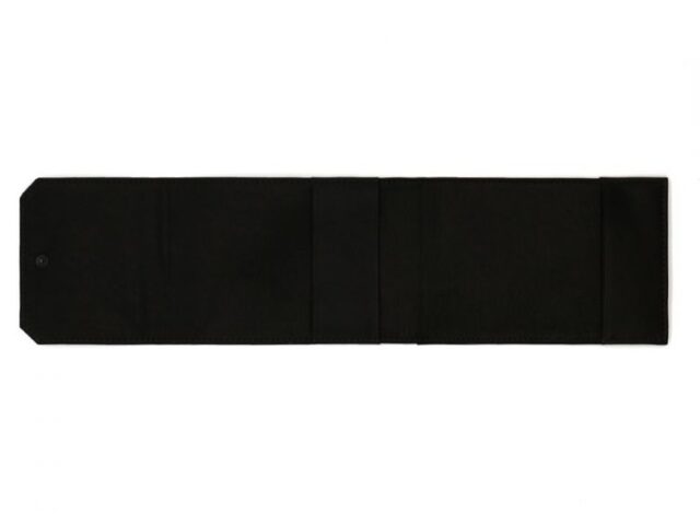 La Guêpe - Petite Maroquinerie - Porte chéquier classique en cuir noir - 9129