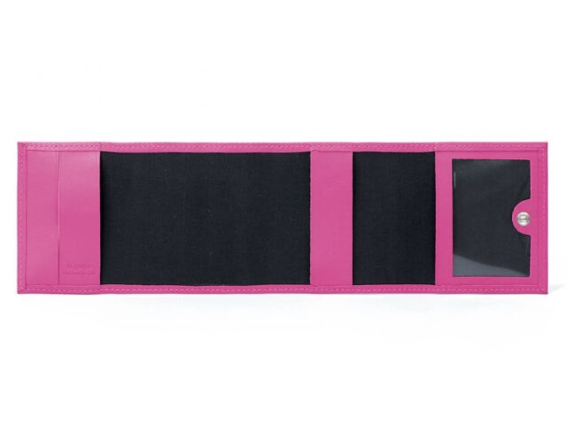La Guêpe - Petite Maroquinerie - Porte-chéquier compact en cuir - fuchsia - 720