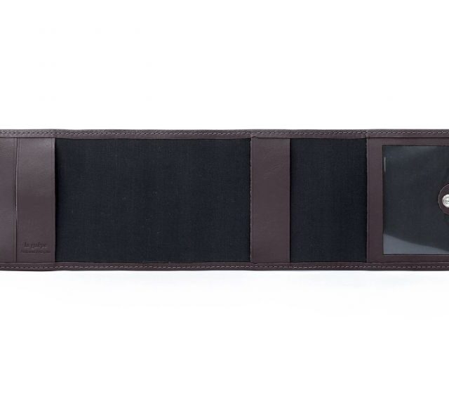 La Guêpe - Petite Maroquinerie - Porte-chéquier compact en cuir - marron - 720