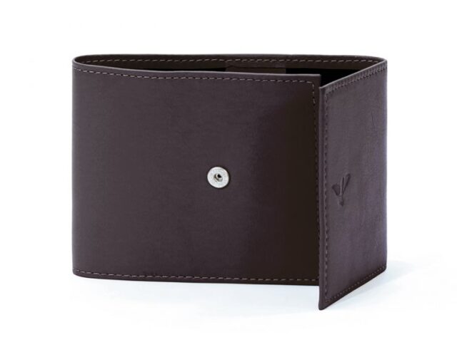 La Guêpe - Petite Maroquinerie - Porte-chéquier compact en cuir - marron - 720