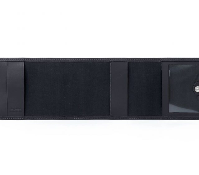 La Guêpe - Petite Maroquinerie - Porte-chéquier compact en cuir - noir - 720