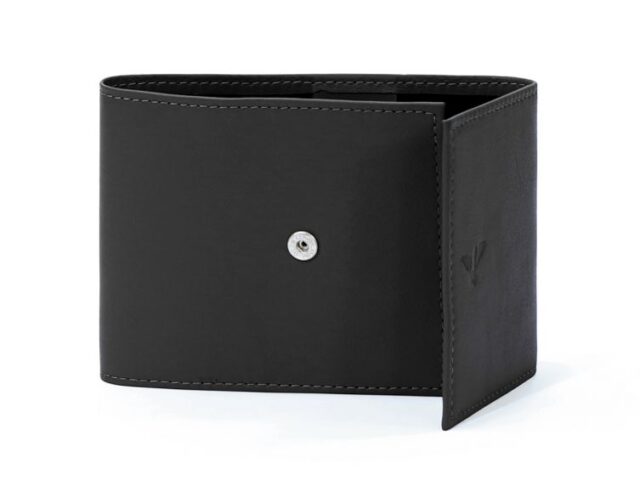 La Guêpe - Petite Maroquinerie - Porte-chéquier compact en cuir - noir - 720