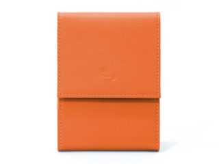 La Guêpe - Porte-chéquier compact en cuir  orange  720