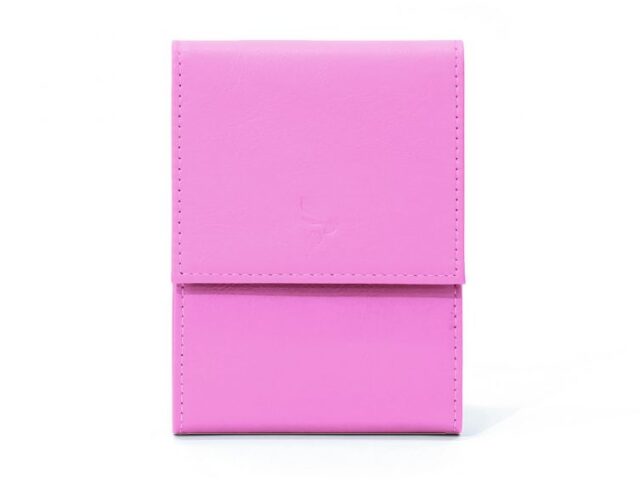 La Guêpe - Porte-chéquier compact en cuir – rose dragée – 720