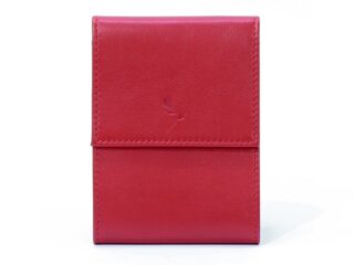 La Guêpe - Porte-chéquier compact en cuir – rouge – 720