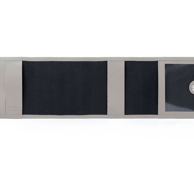 La Guêpe - Petite Maroquinerie - Porte-chéquier compact en cuir - taupe - 720