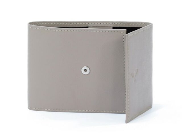 La Guêpe - Petite Maroquinerie - Porte-chéquier compact en cuir - taupe - 720