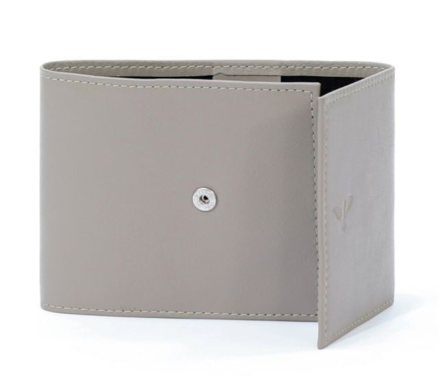 La Guêpe - Petite Maroquinerie - Porte-chéquier compact en cuir - taupe - 720