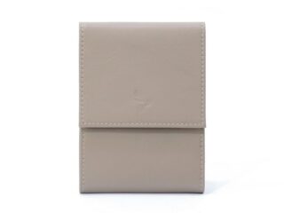 La Guêpe - Porte-chéquier compact en cuir  taupe  720