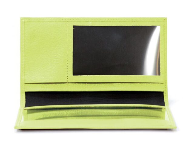 La Guêpe - Petite Maroquinerie - Porte-chéquier en cuir - anis - 419