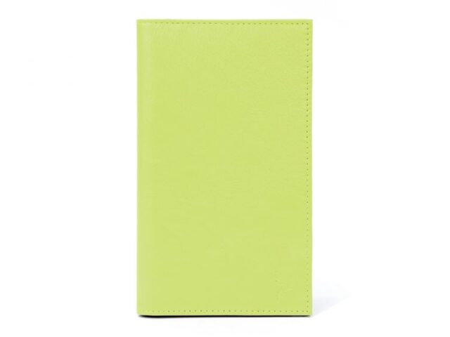 La Guêpe - Porte-chéquier en cuir – anis – 419