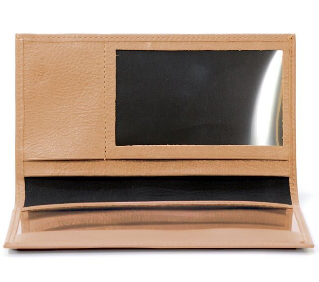La Guêpe - Petite Maroquinerie - Porte-chéquier en cuir - caramel - 419