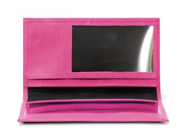 La Guêpe - Petite Maroquinerie - Porte-chéquier en cuir - fuchsia - 419