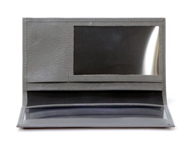 La Guêpe - Petite Maroquinerie - Porte-chéquier en cuir - gris - 419
