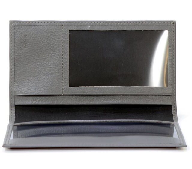 La Guêpe - Petite Maroquinerie - Porte-chéquier en cuir - gris - 419