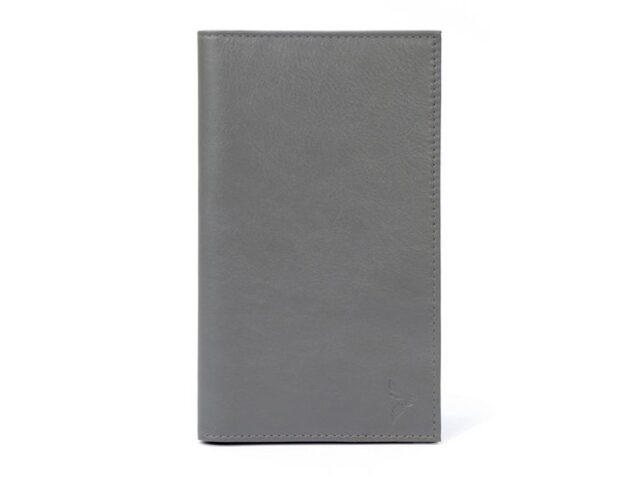 La Guêpe - Porte-chéquier en cuir – gris – 419