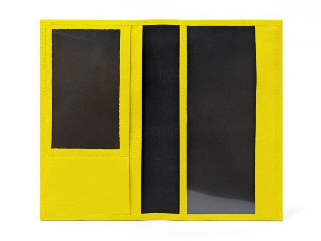 La Guêpe - Petite Maroquinerie - Porte-chéquier en cuir - jaune - 419