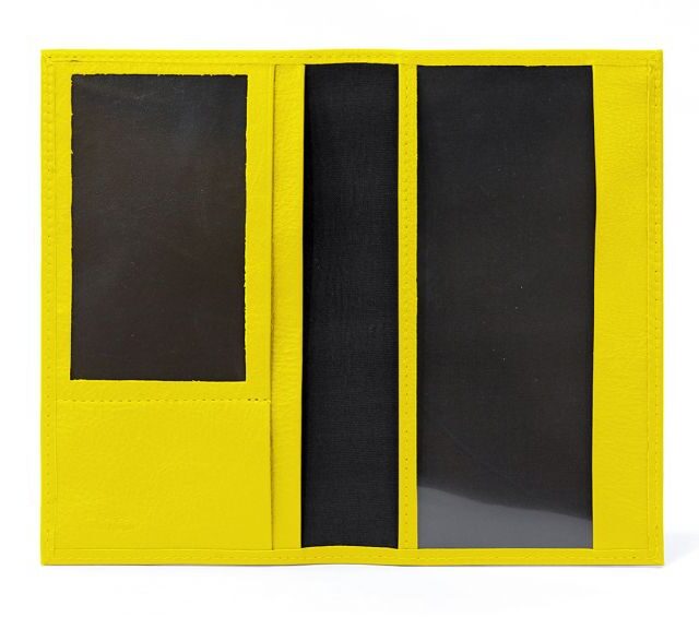 La Guêpe - Petite Maroquinerie - Porte-chéquier en cuir - jaune - 419