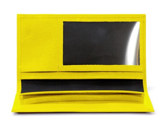 La Guêpe - Petite Maroquinerie - Porte-chéquier en cuir - jaune - 419