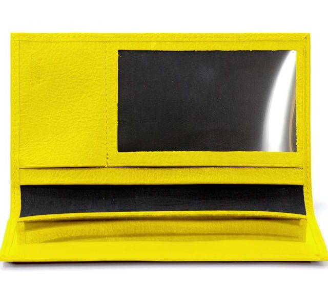 La Guêpe - Petite Maroquinerie - Porte-chéquier en cuir - jaune - 419