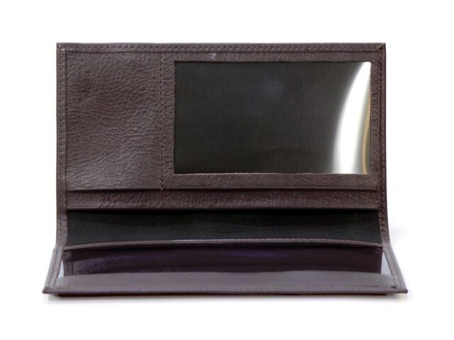La Guêpe - Petite Maroquinerie - Porte-chéquier en cuir - marron - 419