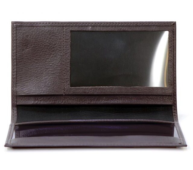 La Guêpe - Petite Maroquinerie - Porte-chéquier en cuir - marron - 419