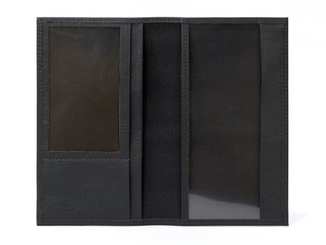 La Guêpe - Petite Maroquinerie - Porte-chéquier en cuir - noir - 419