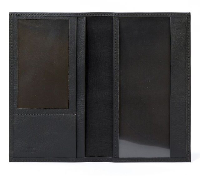 La Guêpe - Petite Maroquinerie - Porte-chéquier en cuir - noir - 419